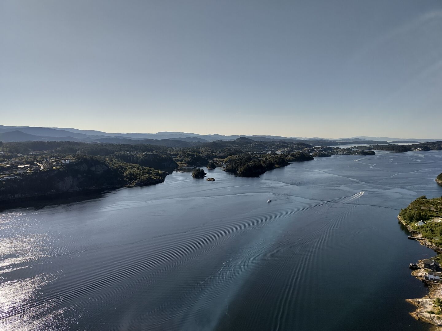 View from New Sotra Bridge to the south