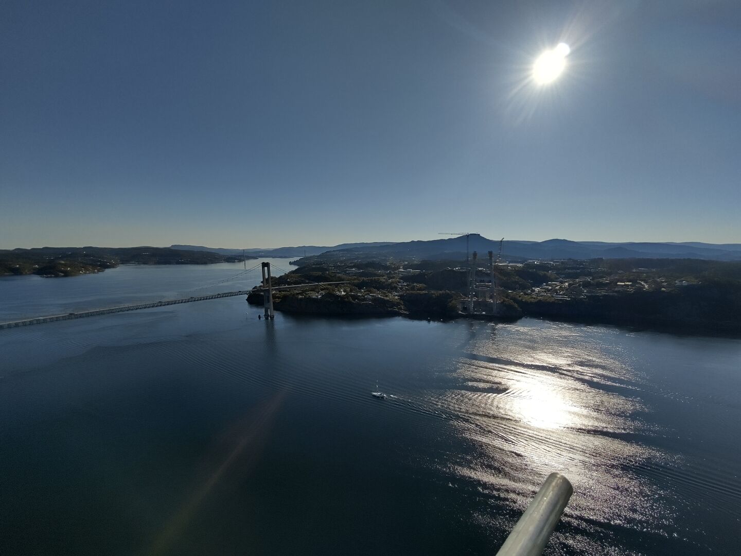 View from New Sotra Bridge to the east