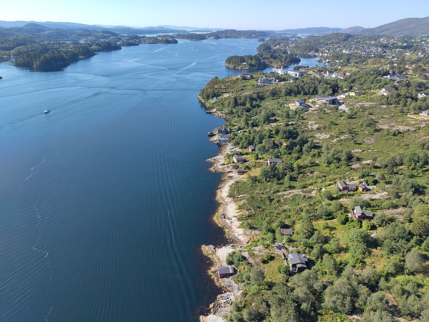 View from New Sotra Bridge to the south